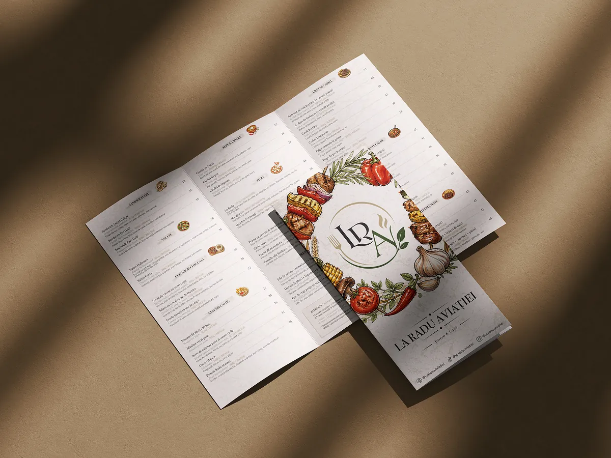 Menu for La Radu Aviației Restaurant